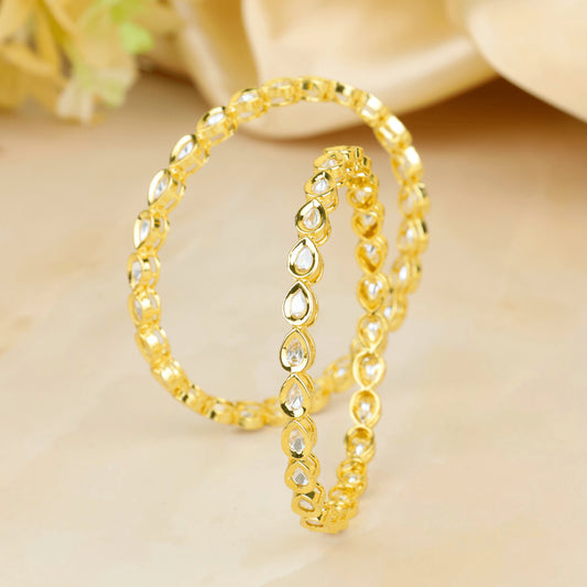 Lightweight Polki Bangles
