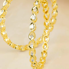 Lightweight Polki Bangles