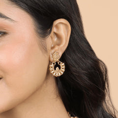 Exquisite South Indian Temple Necklace - Rukhmani
