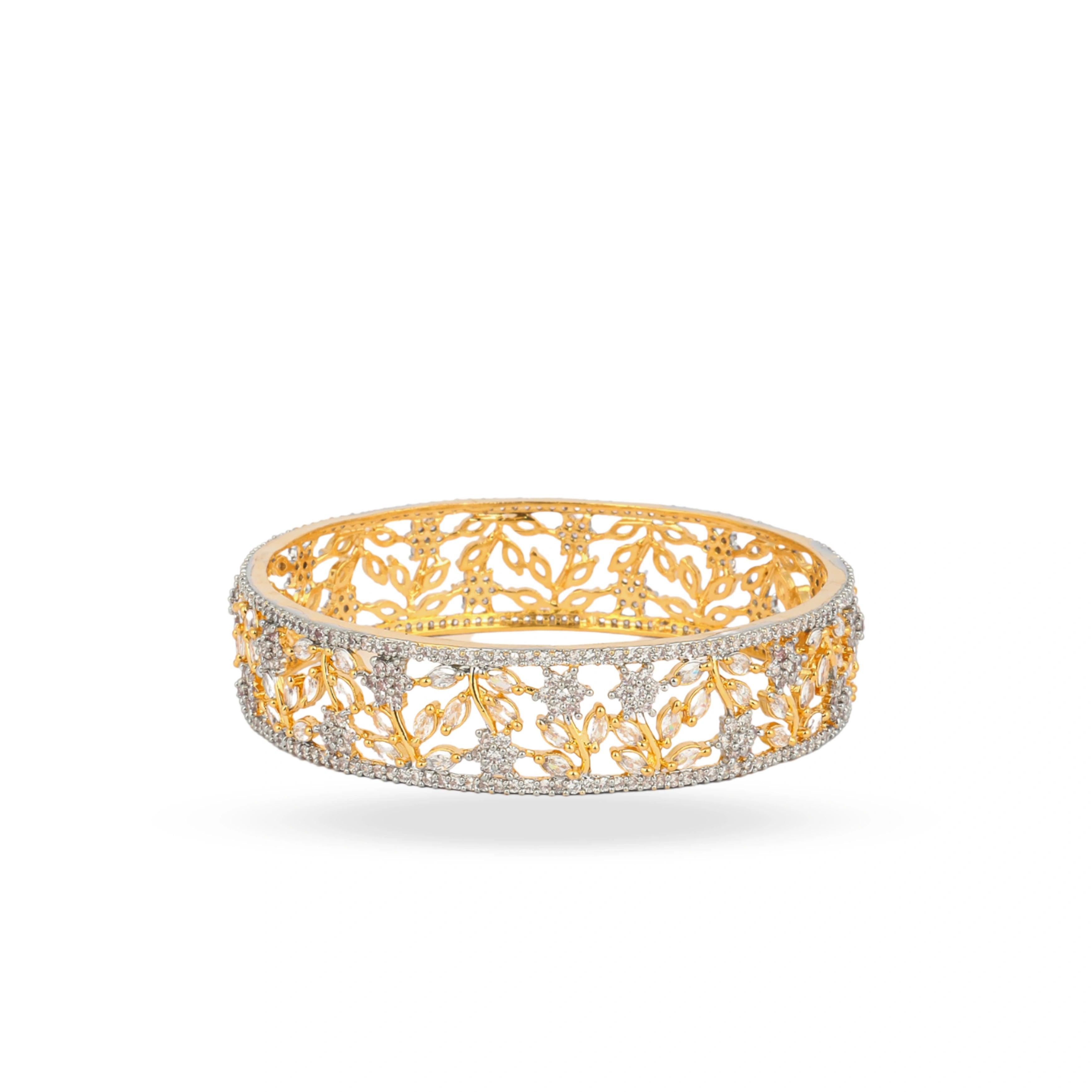 Starlight American Diamond BanglesStarlight American Diamond Bangles - Rukhmani