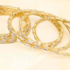 American Diamond Gold Plated Bangles
