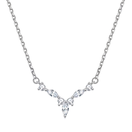 925 Crown Marquise Silver Set
