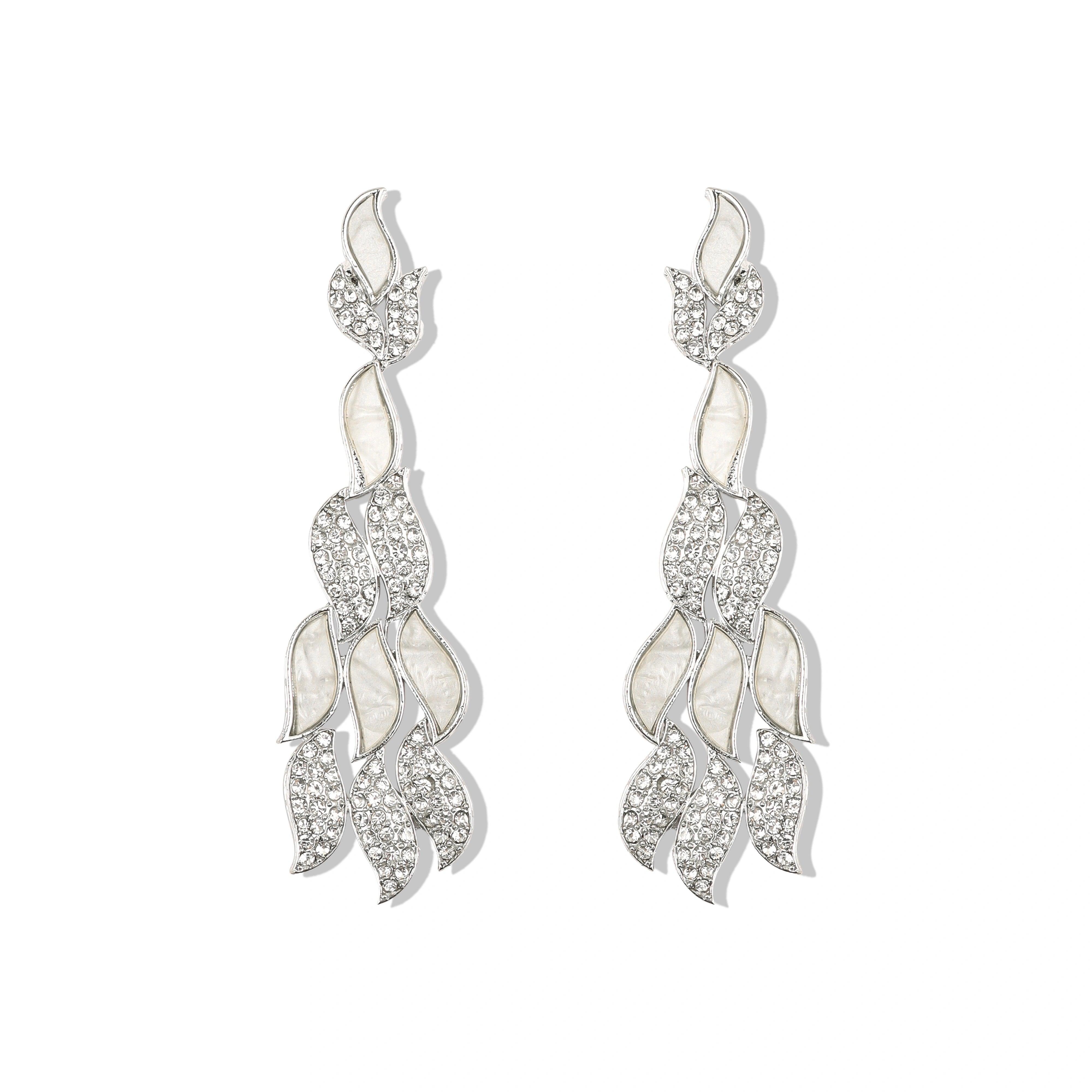 Silver Plated Sitara Diamond Jhumka - Rukhmani