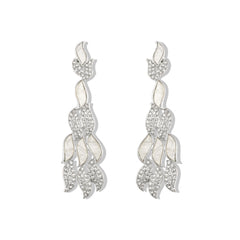 Silver Plated Sitara Diamond Jhumka - Rukhmani