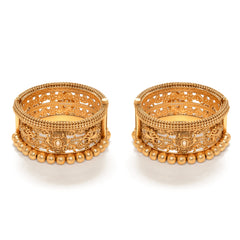 Gold plated South Indian bangle kada