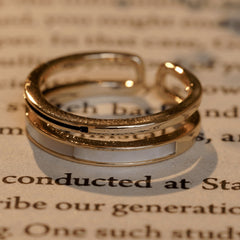 Gold Plated Adjustable Fancy Finger Ring