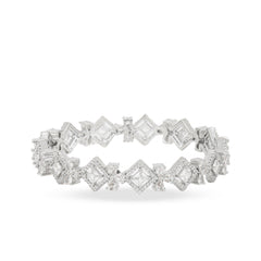 Square American Diamond Designer Bangles - Rukhmani