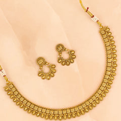 Opulent South Indian Necklace with Earrings