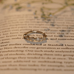 Fancy Lila Diamond Gold Plated Rings