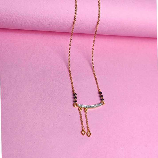 Silver Teardrop Elegance Mangalsutra