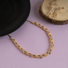 Set of unique necklace and earring - Rukhmani