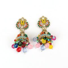 Phulwari Multicolor Jhumka - Rukhmani