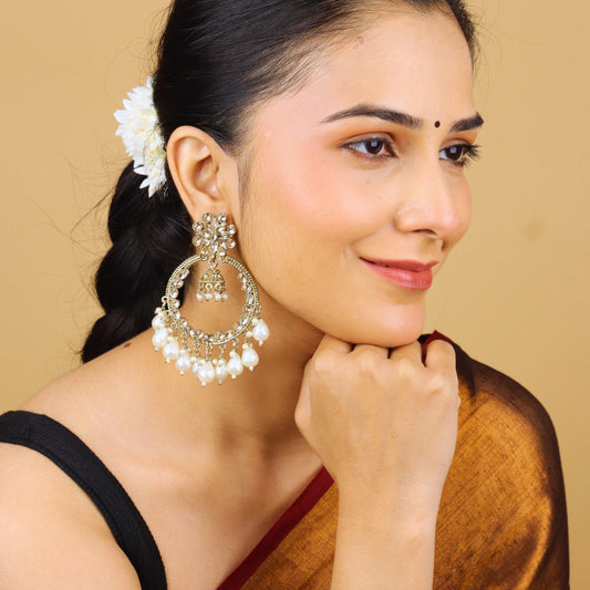 Sitara Baali Jhumka Earrings - Rukhmani