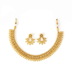 Exquisite South Indian Temple Necklace - Rukhmani