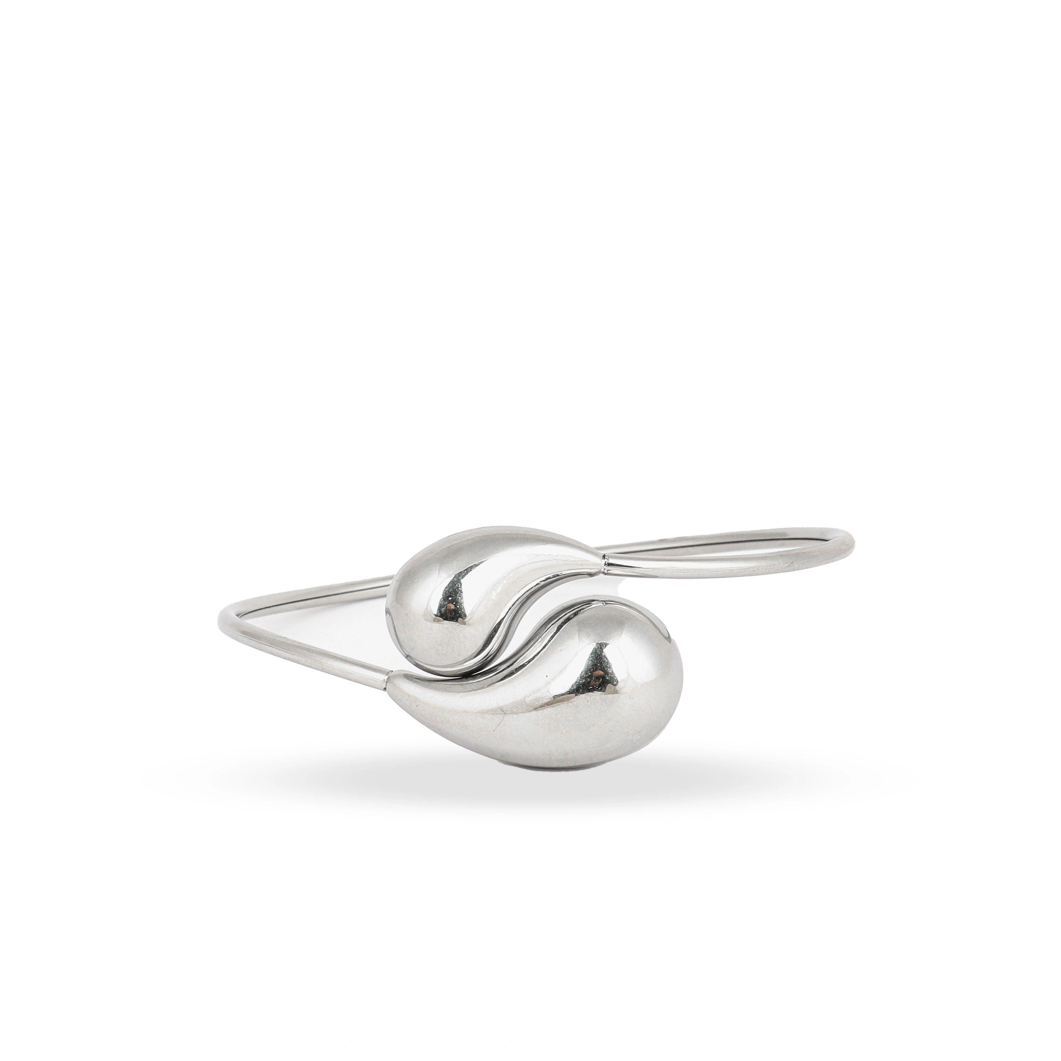Interwave Oxidised Cuff Bracelet - Rukhmani