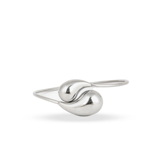 Interwave Oxidised Cuff Bracelet - Rukhmani