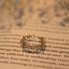 Fancy Aron Diamond Latest Design Gold Plated Rings