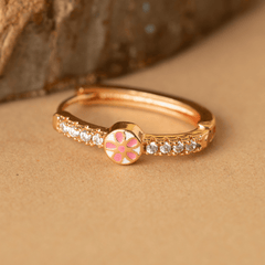 Rose Gold Diamond Earrings - Rukhmani