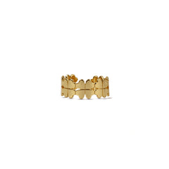 Adjustable Gold Plated Fancy Design Ring