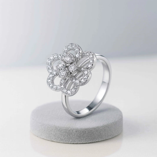 Eternal Blossom Sterling Silver Ring