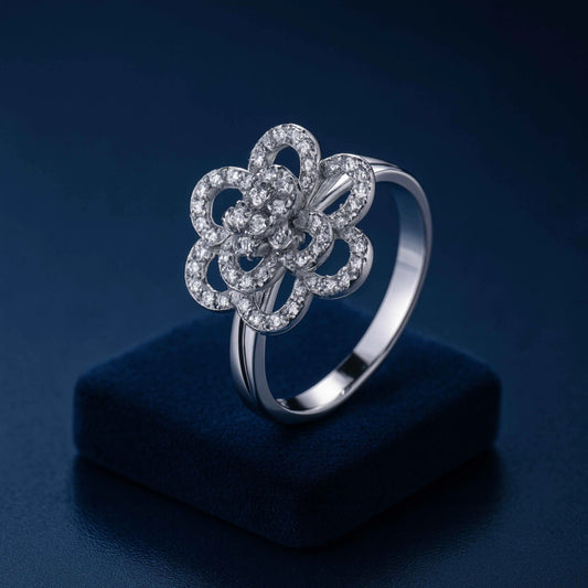Eternal Blossom Sterling Silver Ring