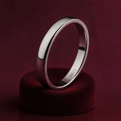 925 Sterling Silver Eternity Band with Triple Row Cubic Zirconia
