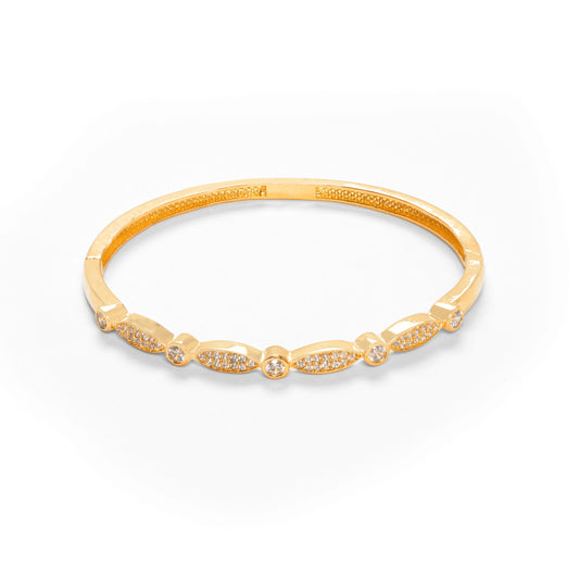 Unique Design gold plated diamond Crystals Bracelet
