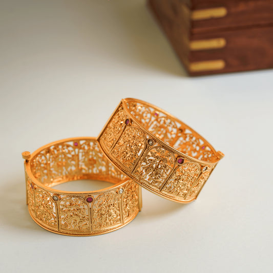 Gold plated rajwadi kada
