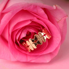 Adjustable Gold Plated Fancy Design Ring