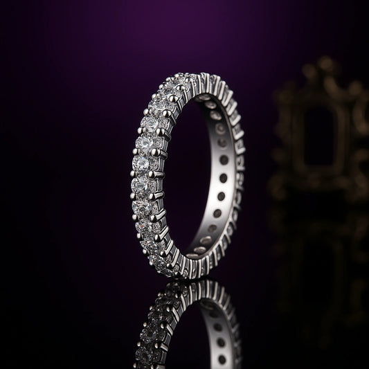925 Sterling Silver Luxury Engagement Ring for Women