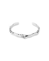 Silver plated Chunky Korean Bracelet with Diamond