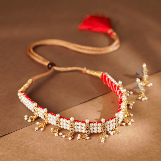 Rukhmani's Timeless Gold Plated Chinchpeti - Rukhmani