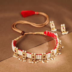 Rukhmani's Heritage Gold Plated Chinchpeti - Rukhmani