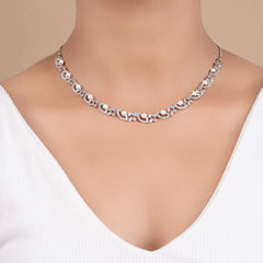 Set of white pearl unique pendant and earring - Rukhmani
