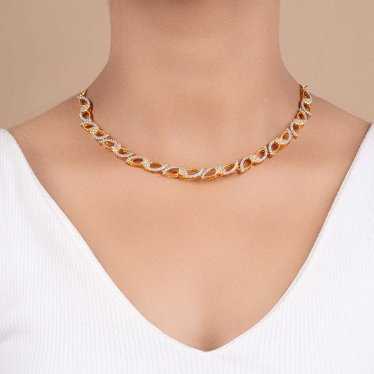 Set of unique necklace and earring - Rukhmani