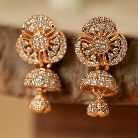 Trending fancy diamond jhumke - Rukhmani