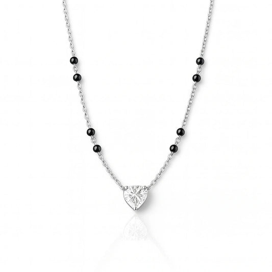 Silver Petite Charm Floral Mangalsutra