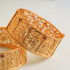 Gold plated rajwadi kada