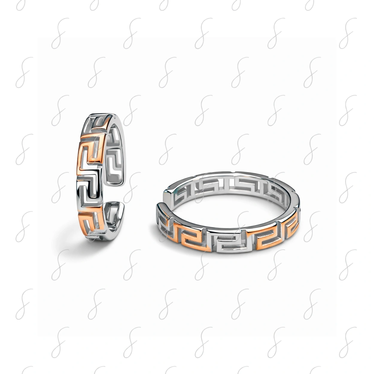 DUAL TONE ITALIAN TOE RING