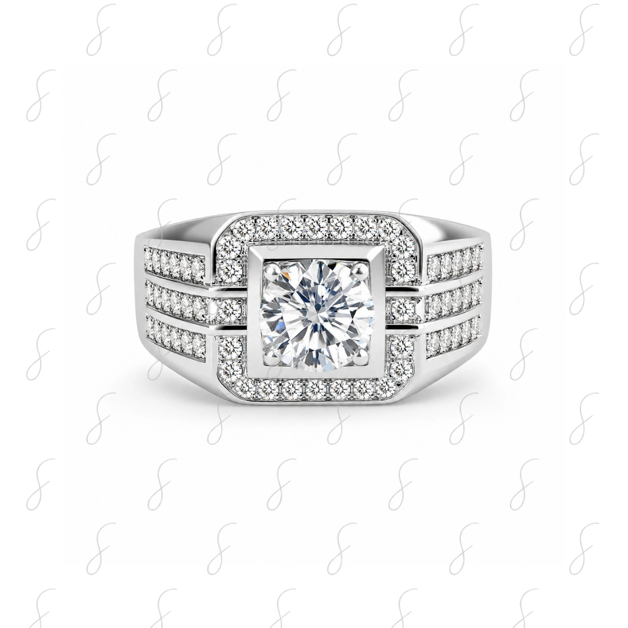 PRM MAHARAJA CENTER STONE GENTS RING