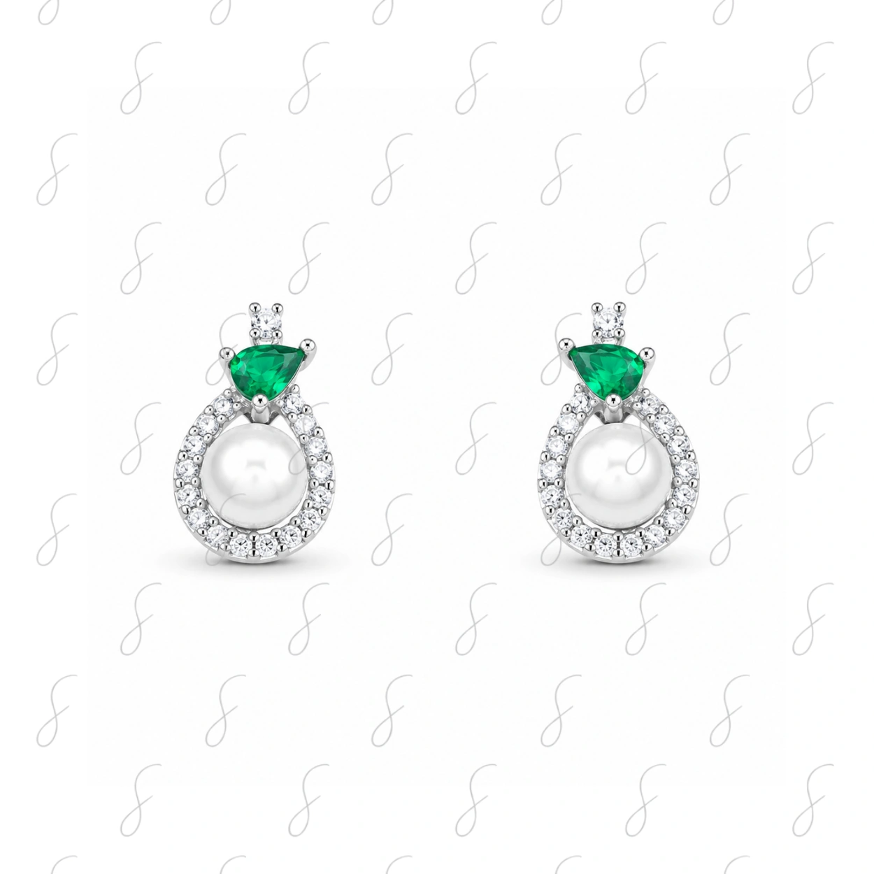 PRM CZ PEARL SCREW STUDS