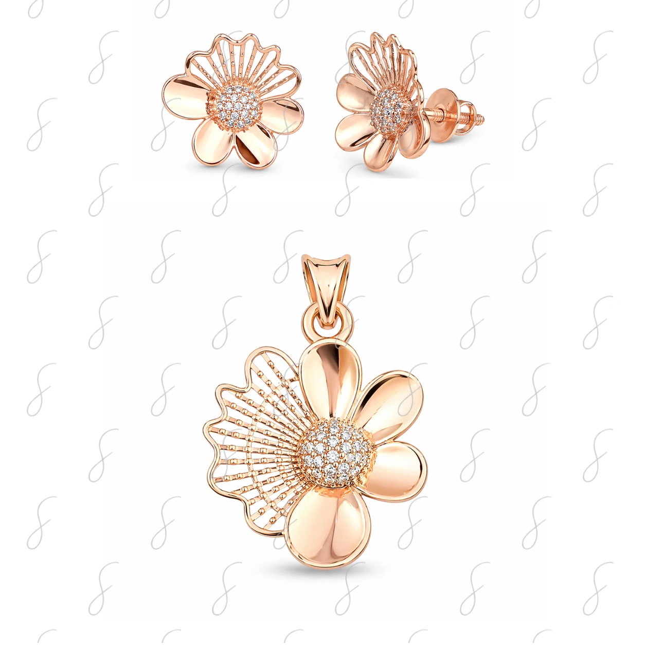 PRM LW PENDANT SET RG