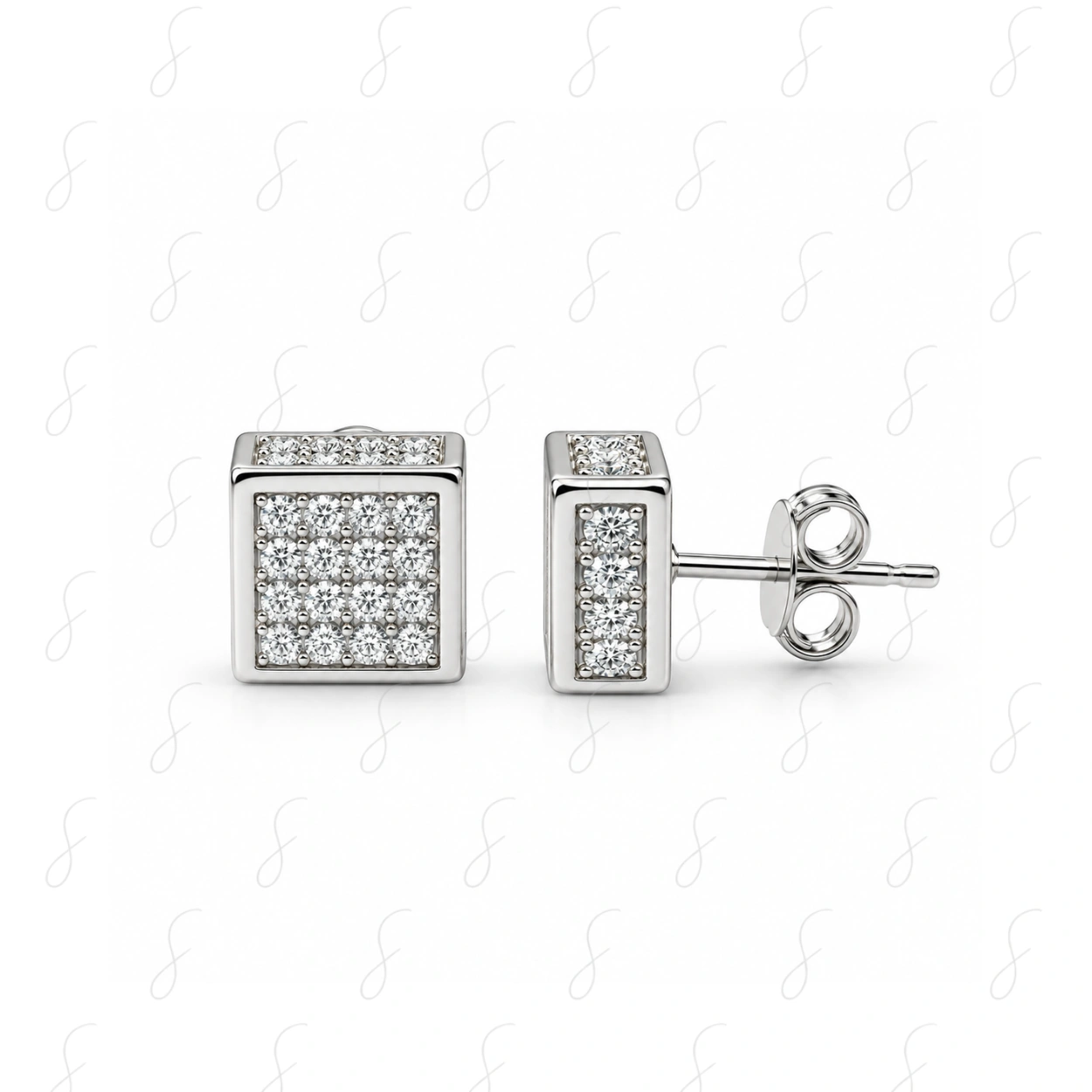 PRM 3A MENS CZ STUDS 3GM